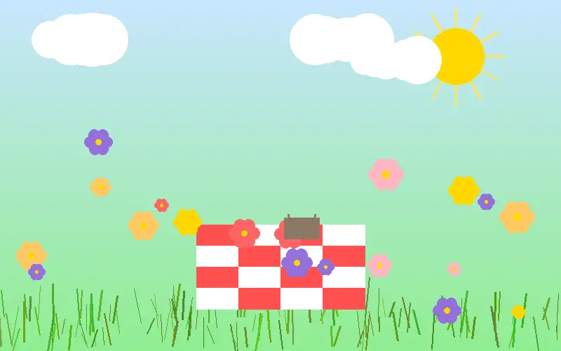 草地上的朋友聚会派对 - 17c.com